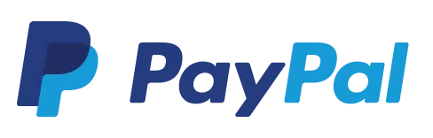PayPal logo, secure and fast online payment service.